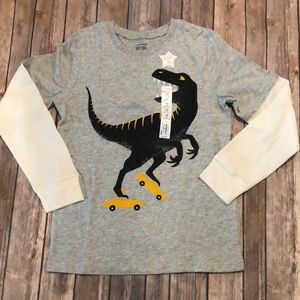 🎉🚨HOST PICK🎉🚨Boys Size 12 Jumping Beans TRex Long Sleeve Shirt
